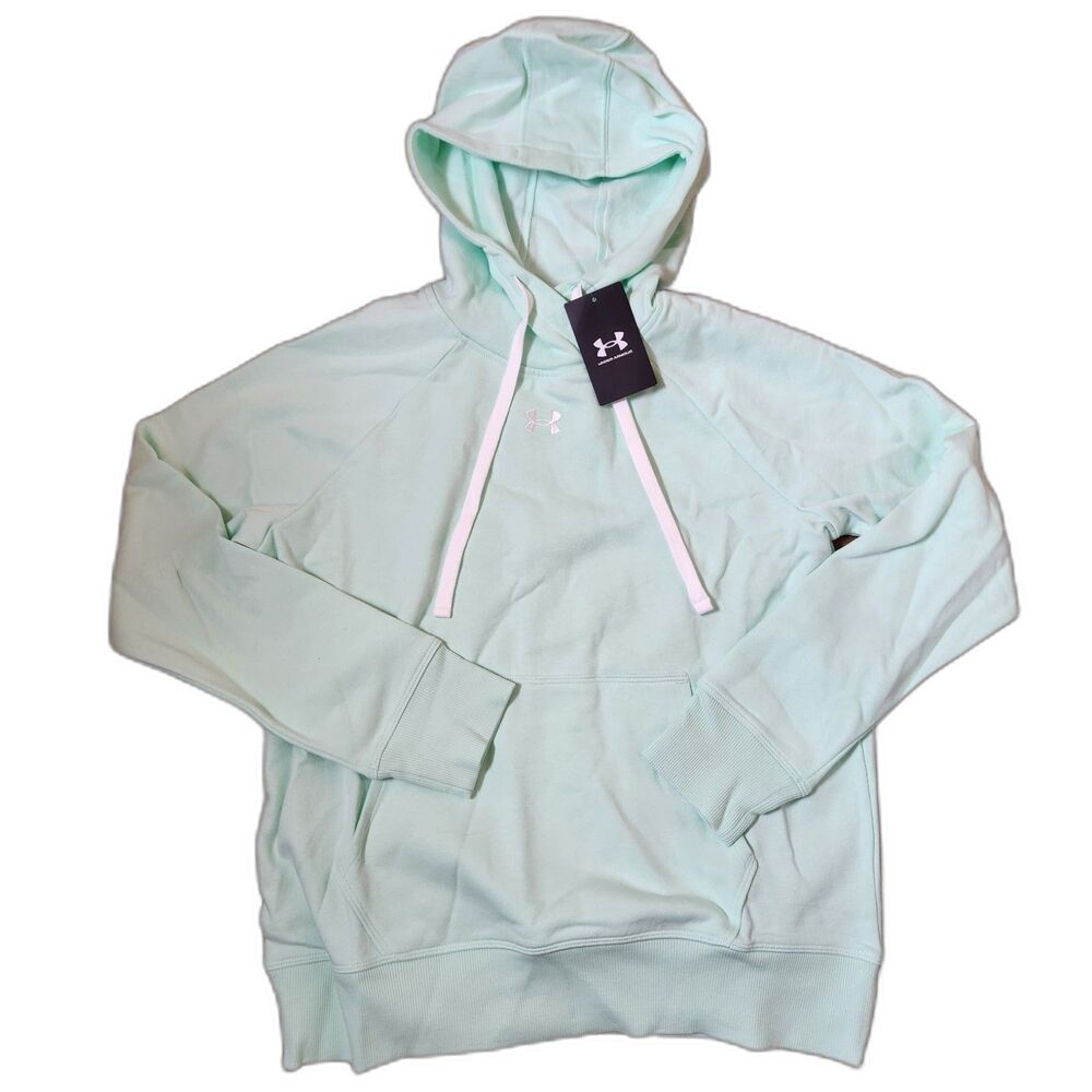 Under Armour Women’s Small Pullover Hoodie Light Green Turquoise Pastel NWT